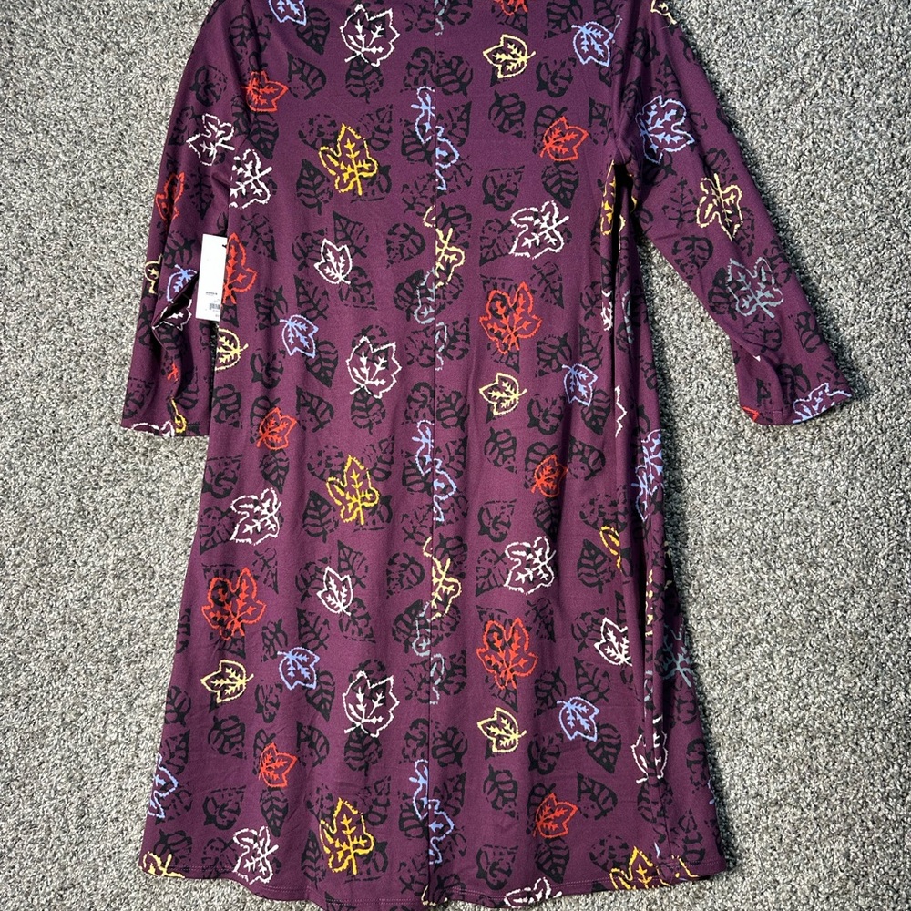 NWT Celebrate Together 3/4 sleeve mock neck swing dress SZ XS - Picture 5 of 7